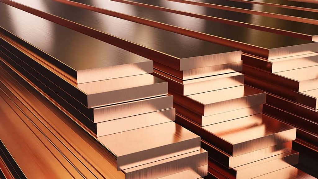 Copper planks