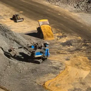 Diamonds open mining - 1